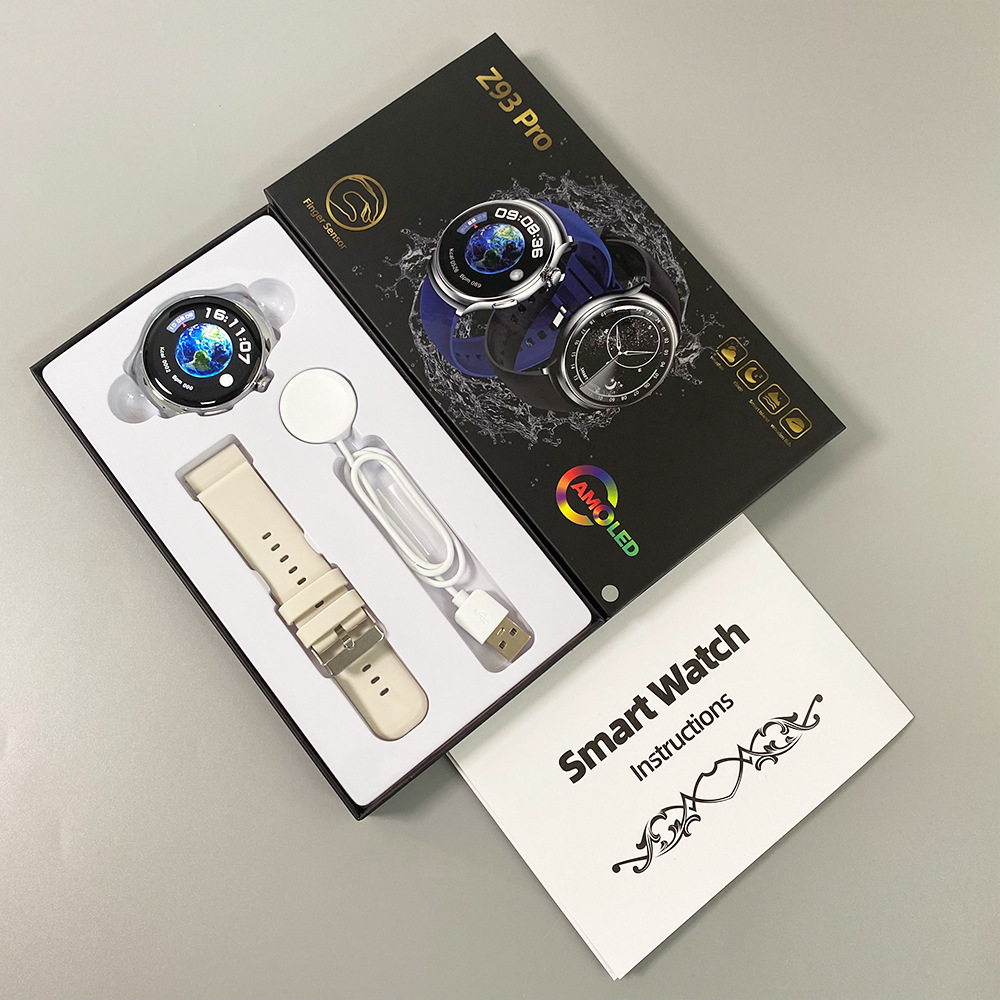 Transfronterizo Z93 Pro reloj inteligente Bluetooth llamada AMOLED HD gran pantalla al aire libre reloj deportivo