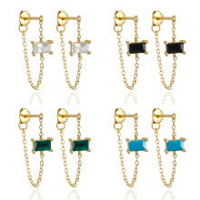 EH1717�W���r�����K朗l�p��S925���y��ɫ��ʯ���Ůʽ僽���