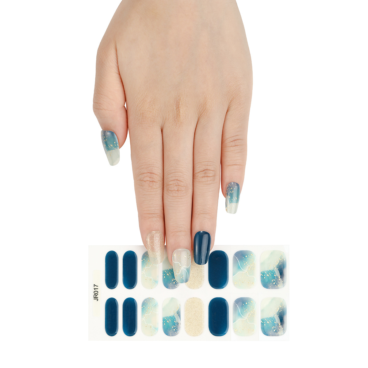 Uña de fototerapia UV gel semi-curado pegatinas impermeables completamente pegatinas semi-curado de segunda generación parche de uñas de gel blando