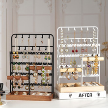 亚马逊畅销三合一首饰展示架耳环项链手戒指饰品收纳架可拆大容量