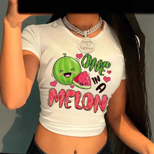 2025Ůʽ Y2K �D��ӡ���̿�T�� -���������OӋ�\��ɫ����̿�����