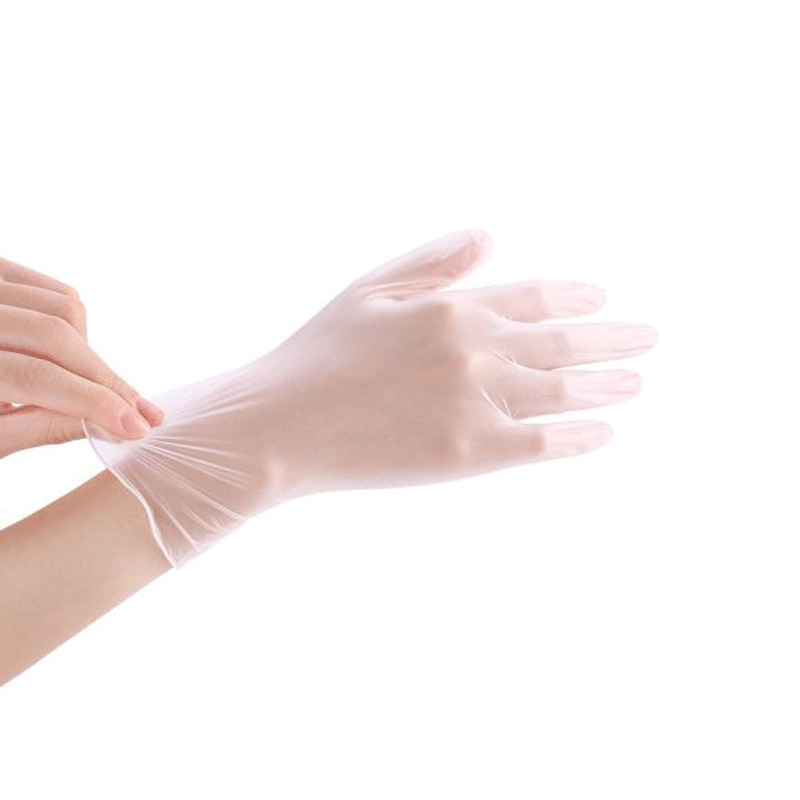 【样品专栏】  电子生产一次性橡胶手套 丁晴乳胶PVC防护劳保手套