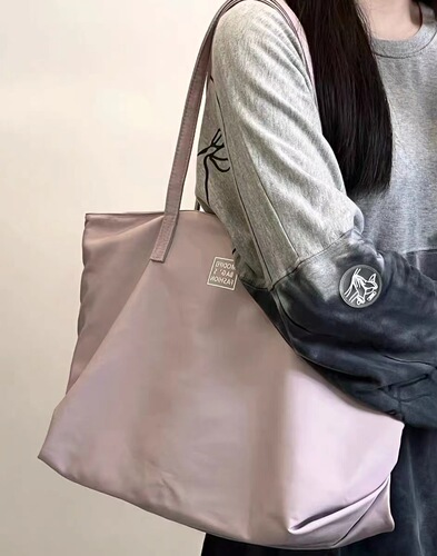 2024 spring new women's bag cross-body large-capacity bag women's fashion handheld tote bag nylon cloth shoulder bag trendy