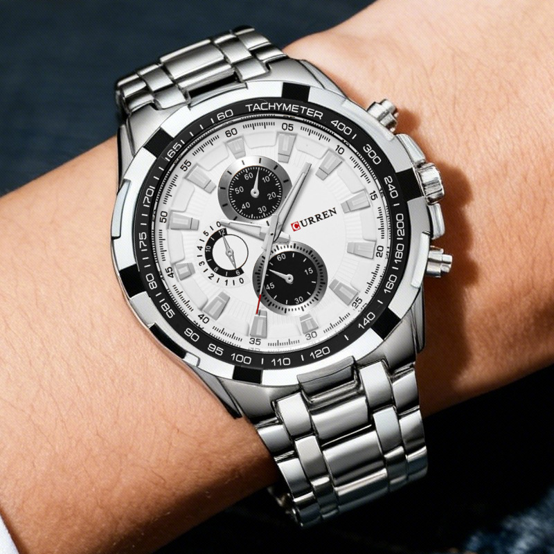 Curren/�����8023��ʿ�ֱ����������ˮʯӢ�������ʱ�������