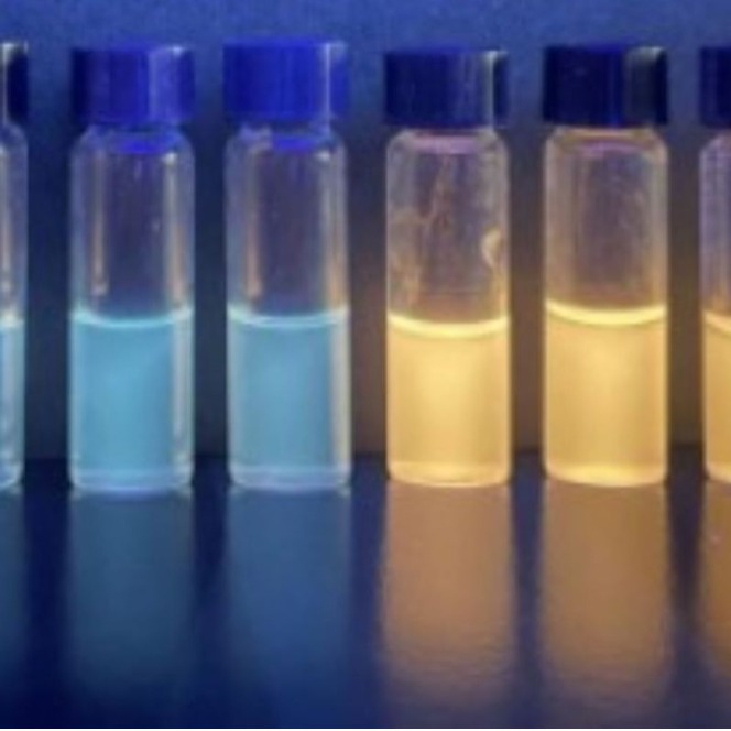 聚集诱导发光AIE碳量子点黄光用于光电器件化学分析生物传感器等