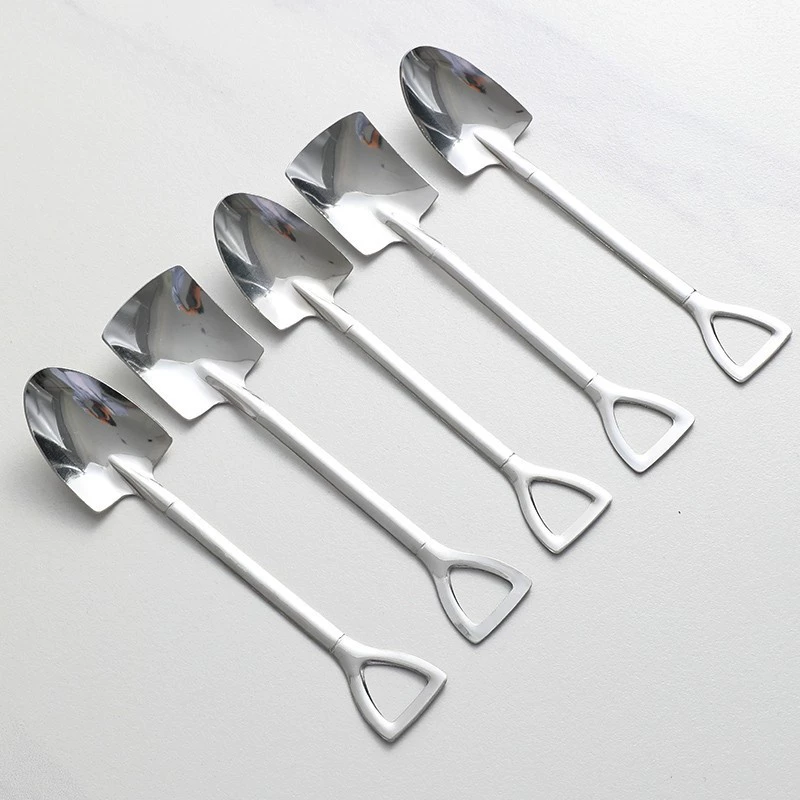 Толстая лопатка-ложка из нержавеющей стали для дома, креативная десертная ложка для еды арбуза, милая лопатка-ложка