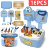Purple tool box (16pcs) English packaging