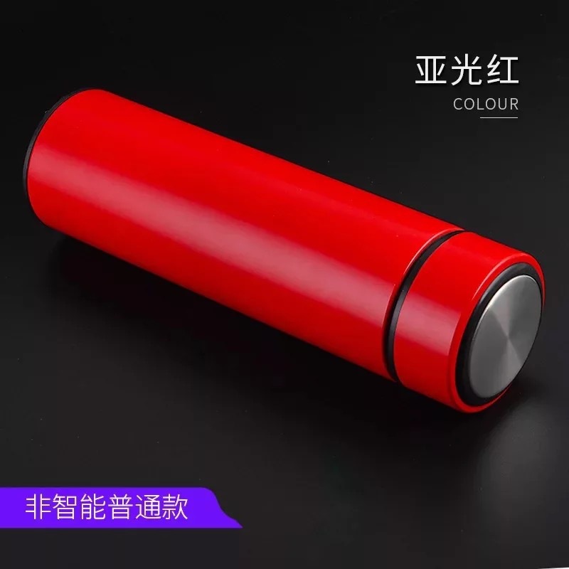 Pantalla de temperatura taza de vacío 304 de acero inoxidable taza de vacío taza recta de medición de temperatura inteligente taza de agua de negocios taza de regalo taza de beber estudiante