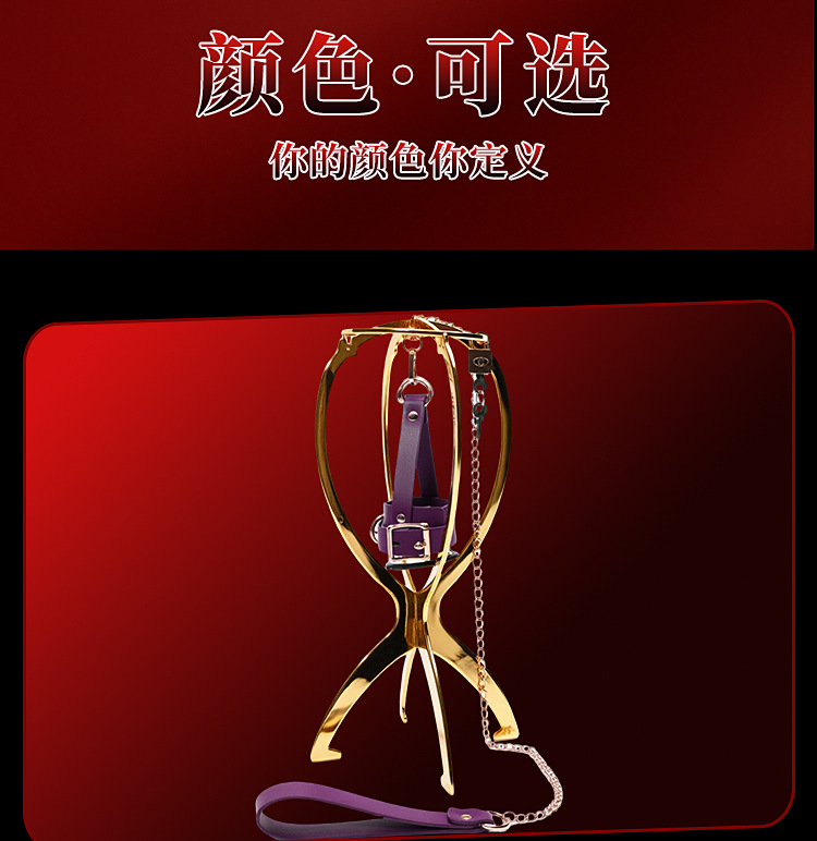 SM Locking Bird Restraint Belt in PU Leather for Adult Couples — detail image 17