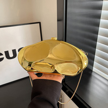 晚宴包包2025新款亚克力女包跨境风潮鹅卵石盒子包链条单肩斜挎包