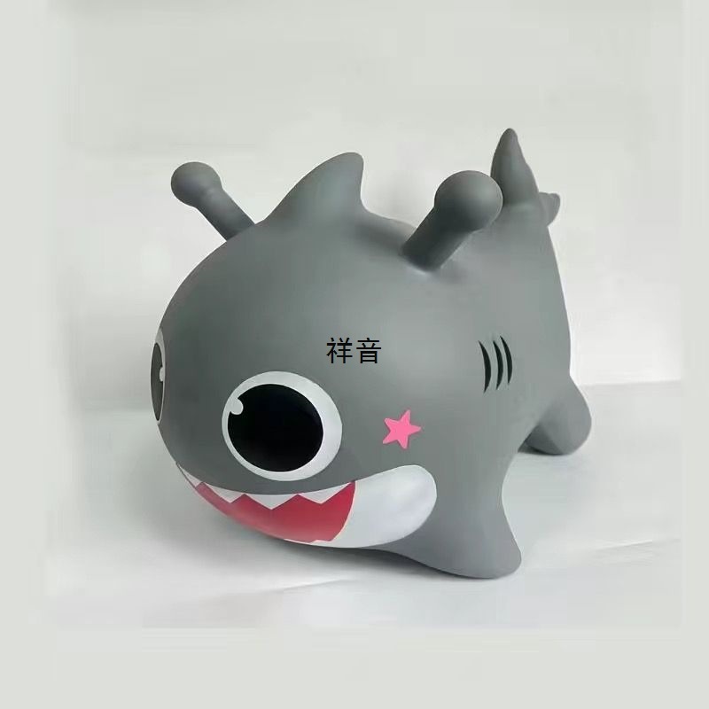 Inflatable music travel rubber explosion-proof toy for jumping