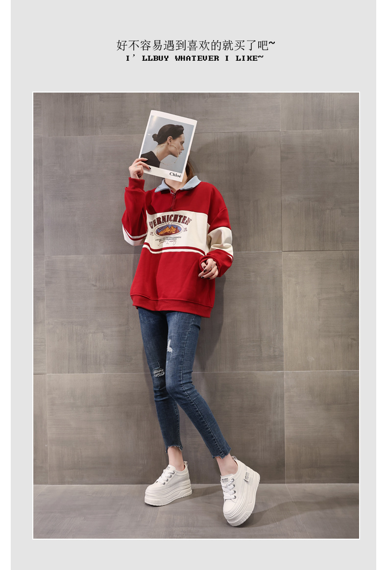 Giày sneaker nữ đế dày bánh xốp trắng phối đế độn cao — Màu đen chi tiết 9