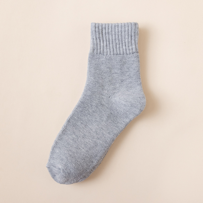 Calcetines de la mitad de la pantorrilla de las mujeres calcetines de invierno forrados de lana engrosada calcetines de Terry calcetines de piso cálido calcetines de toalla de mujer descuento del mercado al por mayor