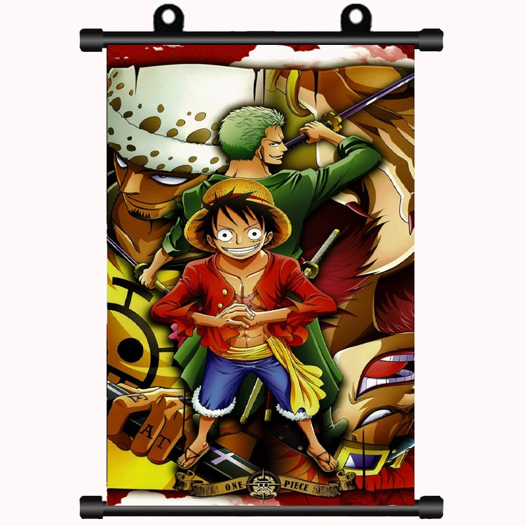 Плакат-произведение искусства в стиле One Piece: подвесная живопись Лuffy Саурон, интерьер спальни, декоративная картина, постер Манзан оптовый