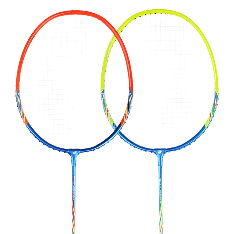 Hongshuangxi genuine goods badminton double racket 2 208 209 1012 270 racket durable suit ultra-light Wholesale