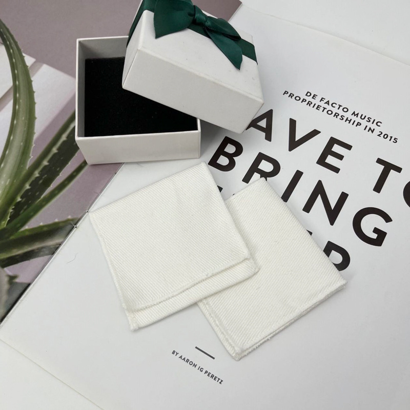 工厂直销斜纹棉布珠宝首饰袋 戒指项链饰品袋 绒面革信封纯棉翻盖