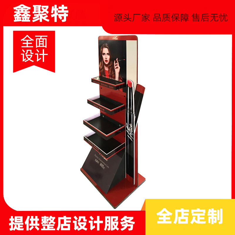 工厂品牌展示柜设计异型展柜化妆品展示架护肤品陈列柜子