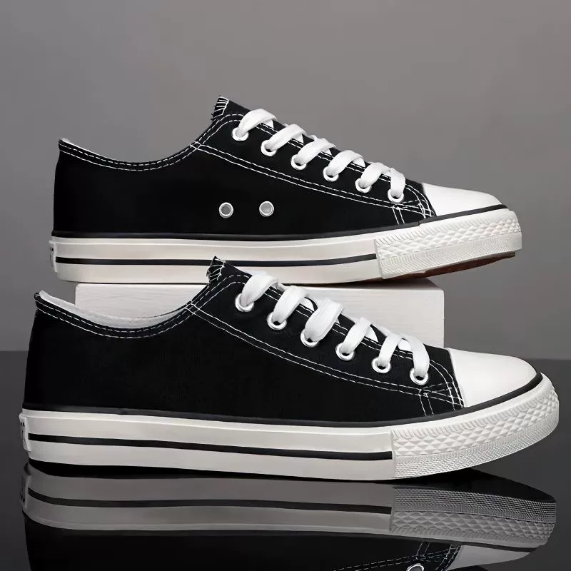 Мужская обувь, новинка 2024, экспортная парусиновая обувь, классическая повседневная обувь, базовые вулканизированные туфли с низким берцем, трансграничная обувь