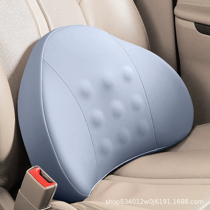Автомобильная поясничная подушка с патентованной девятиуровневой массажной функцией, одиночная подушка для защиты поясницы, трансграничный товар, с эффектом памяти, медленно восстанавливающая форму, для сиденья