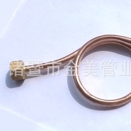 大量供应黄铜缓冲管 紫铜表弯管 压力表缓冲管 仪器仪表配件DN15