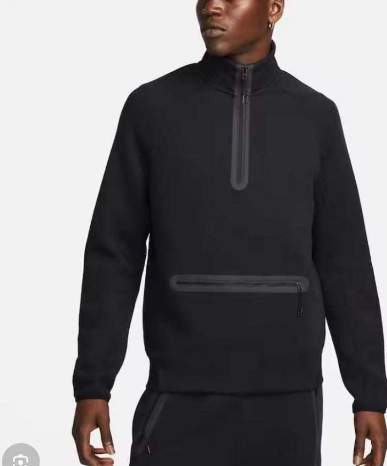 Nike Tech Fleece Zip Sweater Black