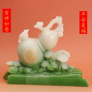 平安夜光葫芦摆件礼物乔迁风水客厅工艺品家居礼品开业
