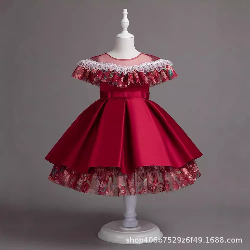 2-7year baby girls birthday tutu dresses wedding ski rt gow|undefined