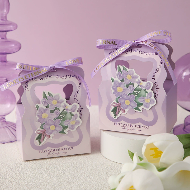 Свадебная коробка конфет Высококачественная Свадебная коробка для конфет Интернет-знаменитости Новый креативный помолвка в европейском стиле Портативная коробка для упаковки конфет