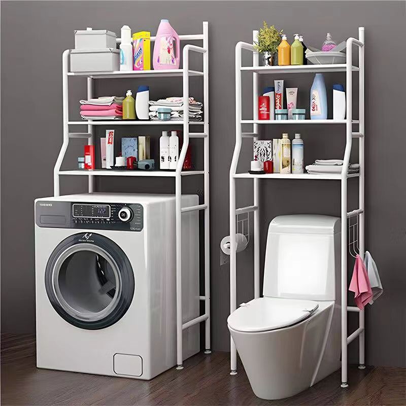 Toilet Bathroom Storage Rack Floor Toilet Punch-free Washing Machine Toilet Storage Rack Wall-mounted Storage Rack