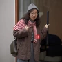 圆领秋冬季宽松加厚棉袄