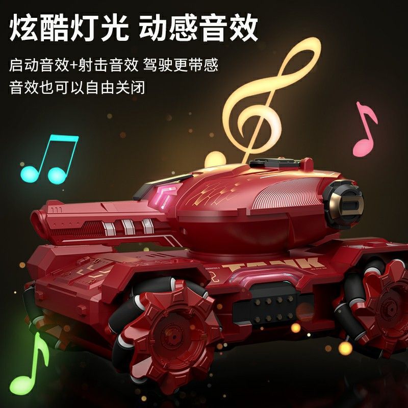 Control remoto lanzamiento bomba de agua tanque coche gesto inducción control remoto coche tracción a las cuatro ruedas fuera de carretera carga juguetes para niños al por mayor transfronteriza