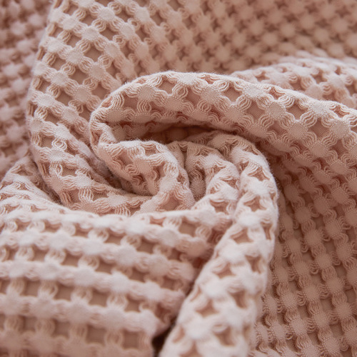 PK7J Korean Lotus Edge Gauze Blanket Honeycomb Pure Cotton Washcloth Quilt Summer Cool Blanket Single Double Air Conditioner Blanket Rest