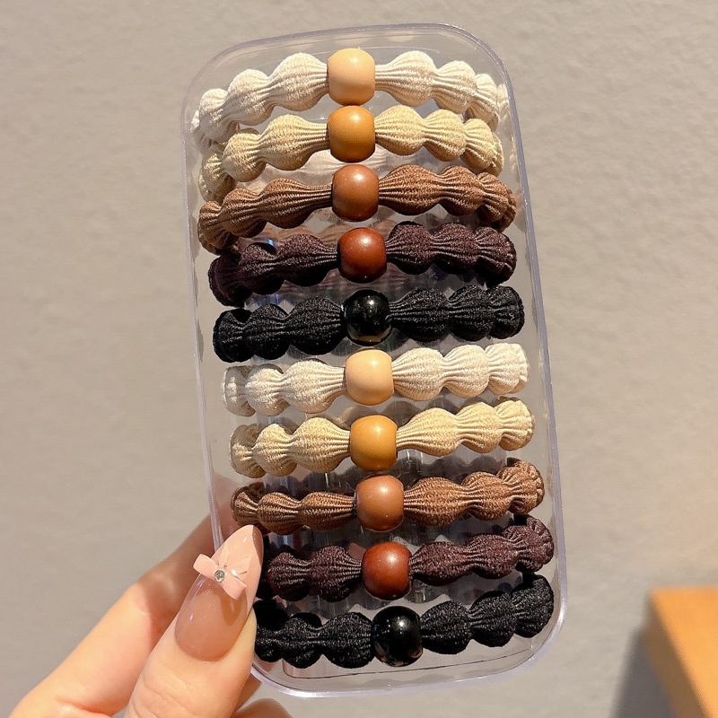 Coleteros de Alta Elasticidad, Estilo 2025, Bandas Elásticas para Mujer para Atar el Cabello, Coleteros Duraderos que No Tiraman del Cabello, Accesorios para el Cabello con Diadema.