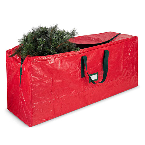 Best-selling Christmas tree storage bag 6/7/9 feet PE woven bag outdoor home waterproof storage bag