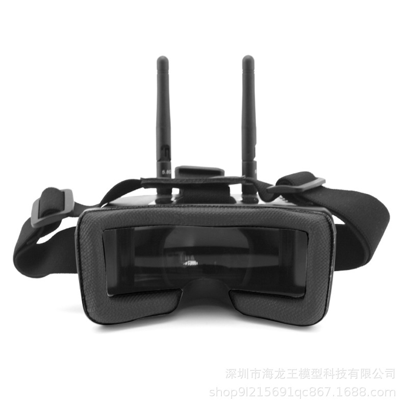 VR009 5.8g航模固定翼穿越机护目视频眼镜40CH3寸480X320 FPV眼罩