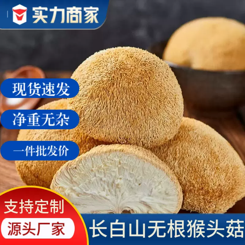 东北特产养生食品长白山猴头菇干货散装批发新货商用猴头美食送礼