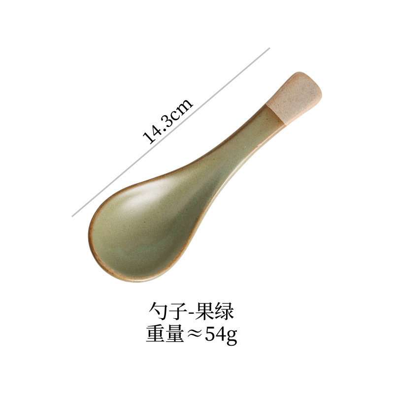 国境を越えた家庭用レトロスタイルの陶器のボウル、皿、食器、日本のホテルのクリエイティブなステーキデザートボウル、高級テーブル|undefined