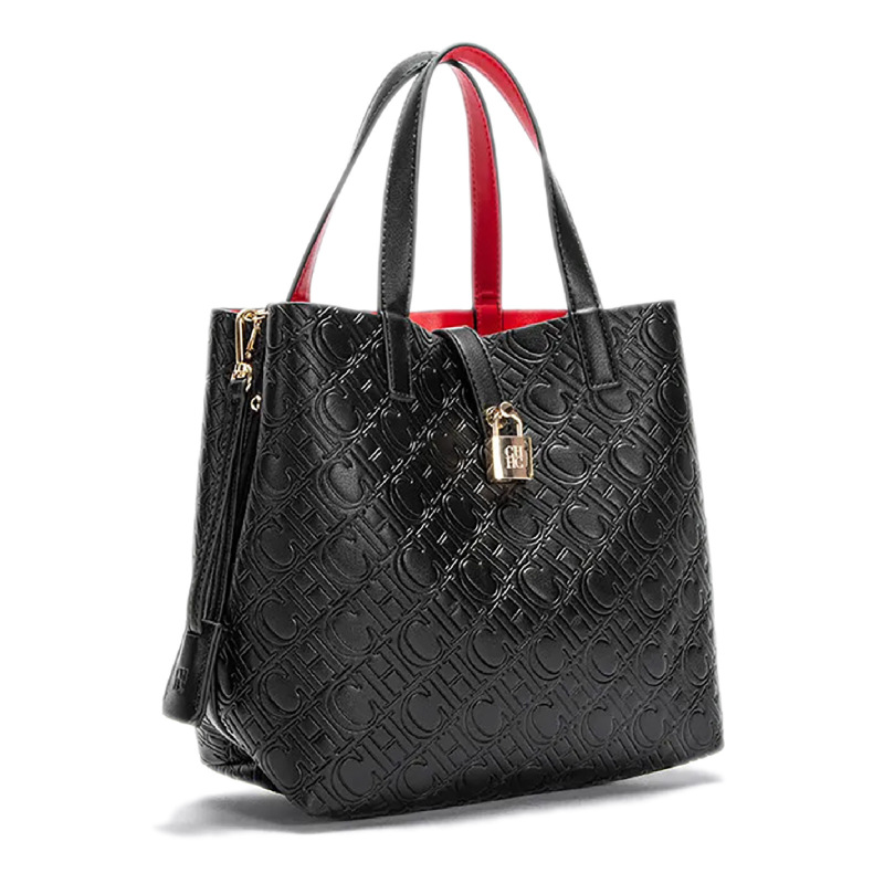 Chhc Simple Large-Capacity Embossed Women's Shoulder Bag with Solid Color Letter Pattern Design Luxury Crossbody Bag Chhc Simple Large-Capacity Embossed Women's Shoulder Bag with Solid Color Letter Pattern Design Luxury Crossbody Bag