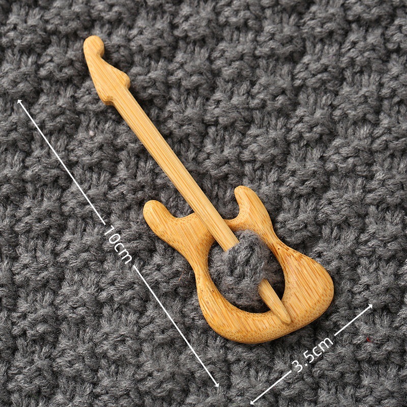 外贸热销Wooden Flower Daisy Pattern Brooch木制胸针送女孩礼物|undefined
