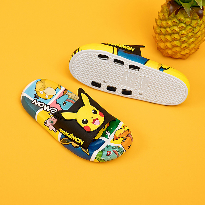 Bikachao zapatillas para niños casa padre-hijo verano al aire libre desgaste antideslizante interior casa lindo nuevo sandalias para niños