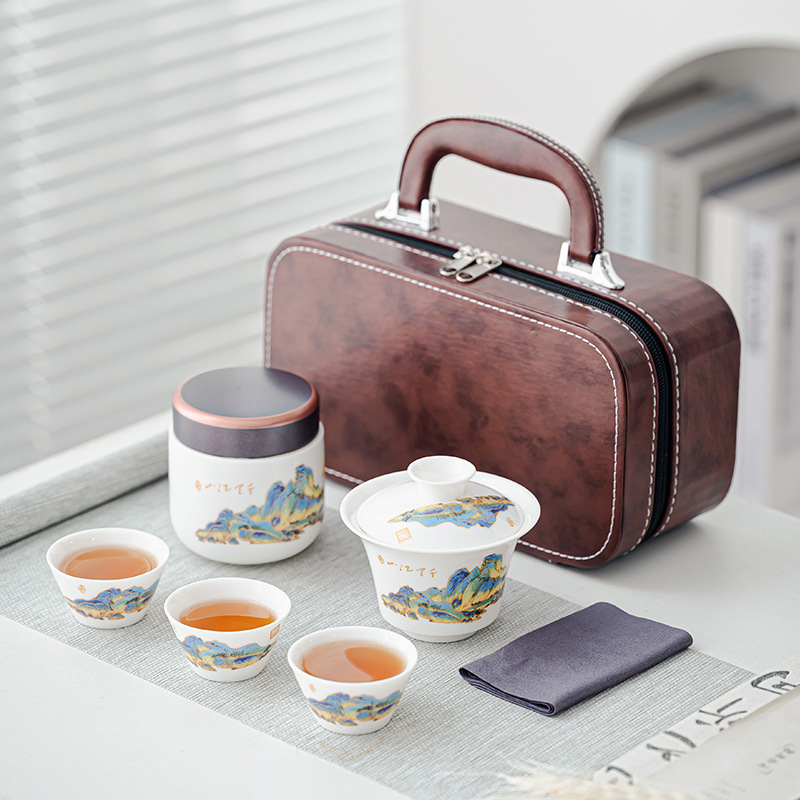 旅行茶器携帯用工夫茶器セット屋外ティーポット|undefined
