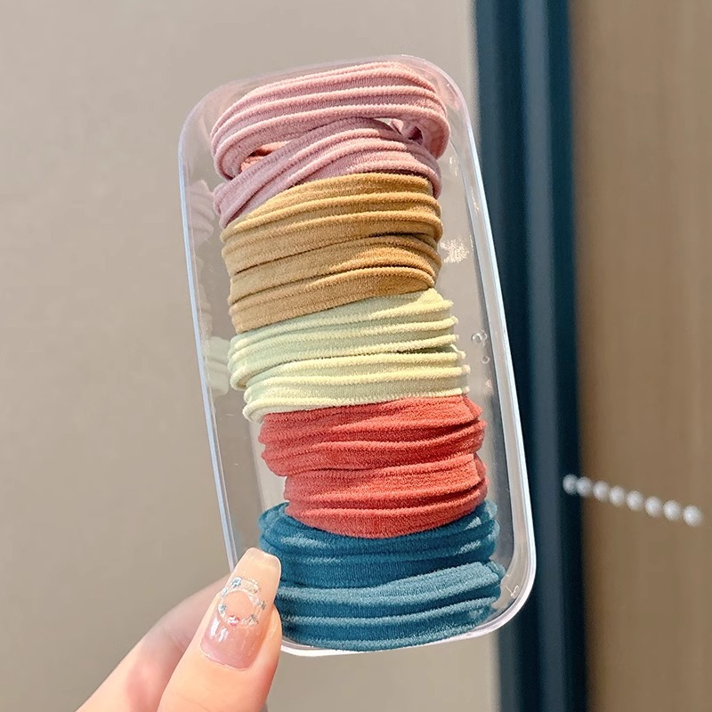 Anillo de cabello de alta elasticidad para mujeres 2025 nuevo cabello de alta calidad cuerdas de cabello de correa de cabello duradero cuero cabelludo cubierta de cabello