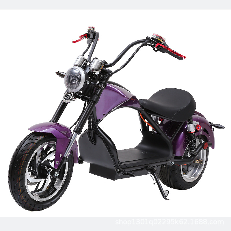 2024 príncipe neumático doble montar scooter eléctrico motocicleta Harley coche de batería automóvil eléctrico Subbu