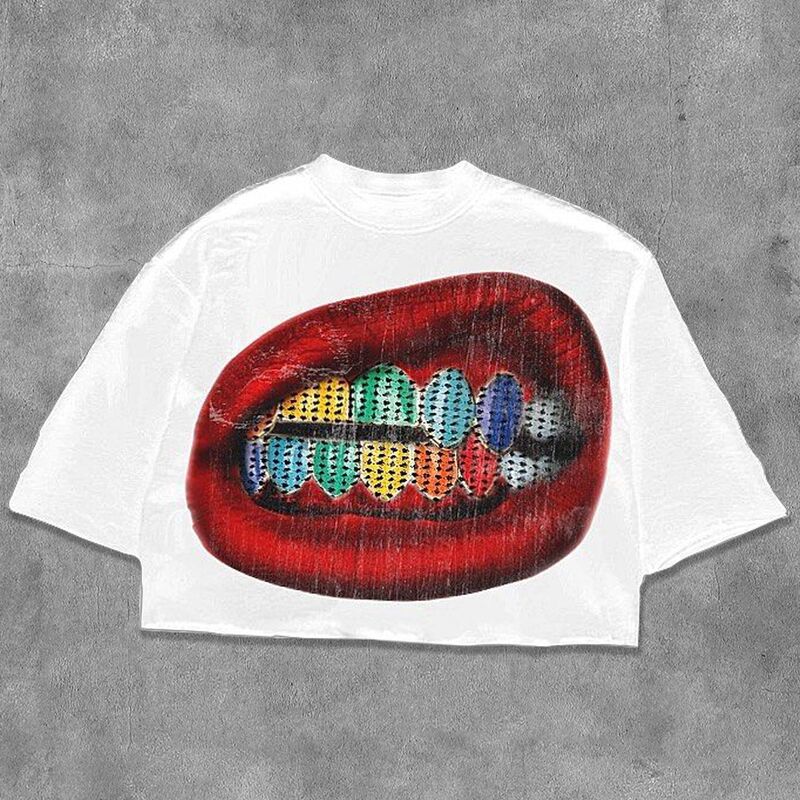 クロスボーダー商品即売wishえび皮夏ファッションメンズバイク機関車3dプリントtシャツ|undefined