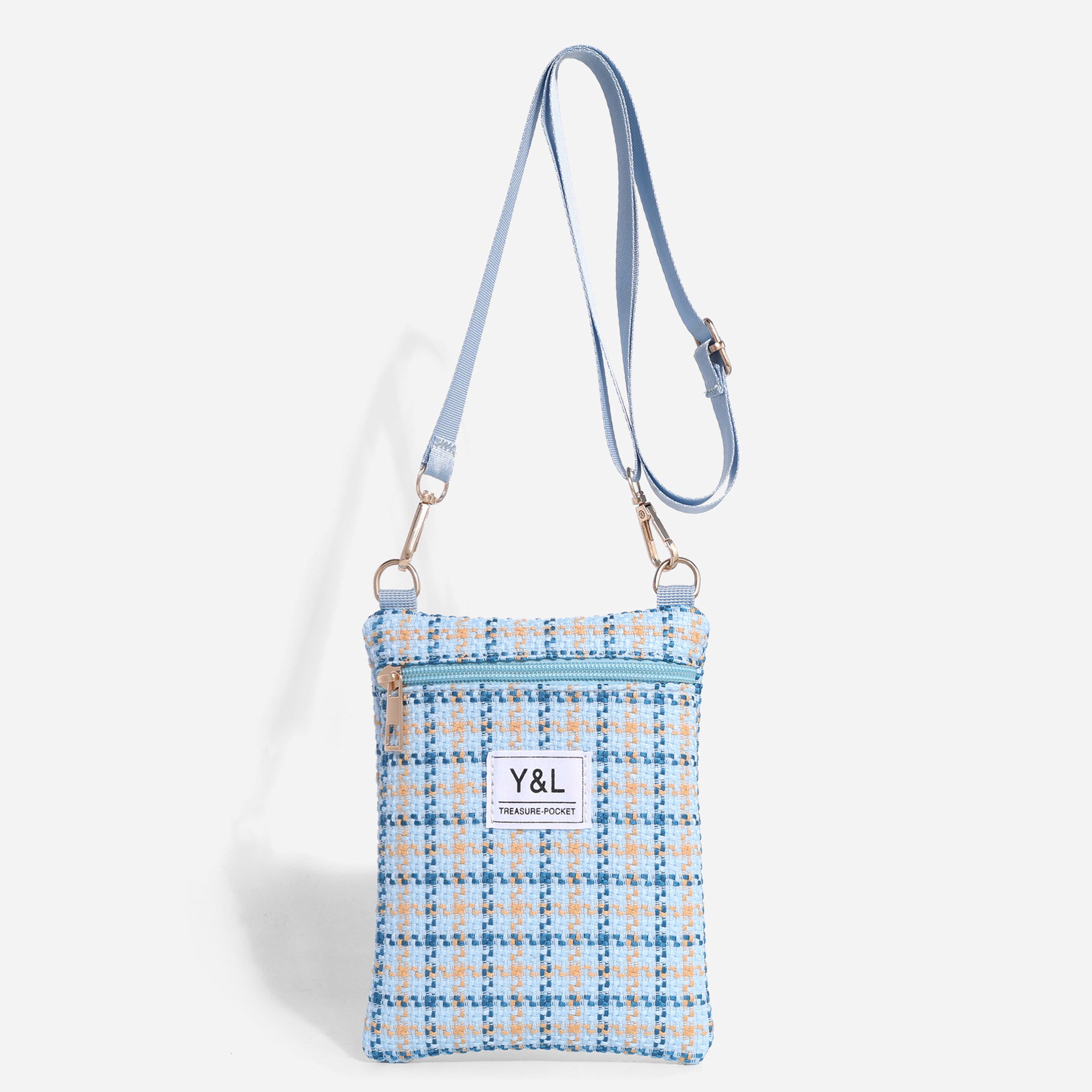 Tejido de encaje rugoso tela de celosía damas mini hombro mochila bolso móvil correa de hombro mini bolso pequeño