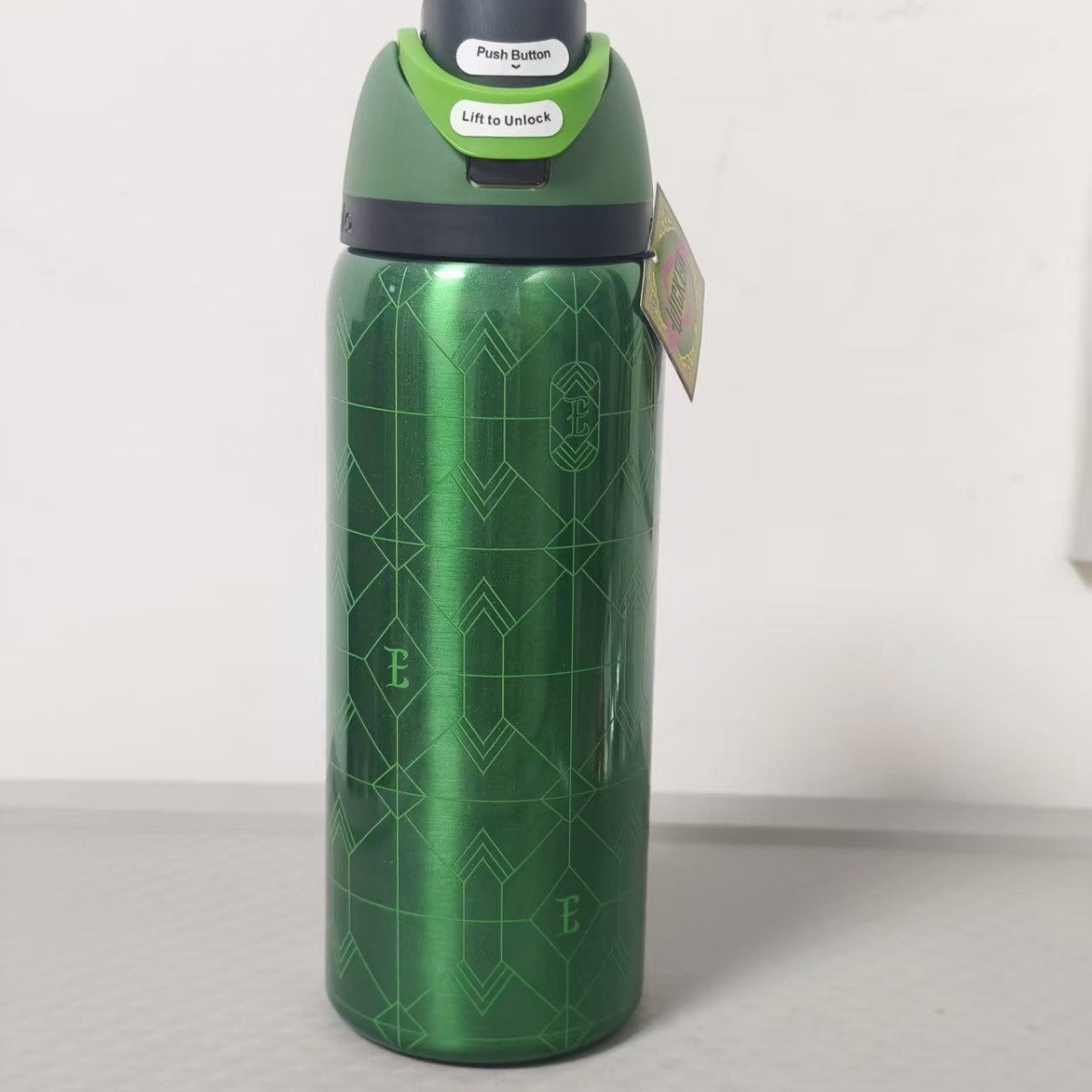 Vaso Aislado de Acero Inoxidable 304 Estilo Owala de Amazon con Asa, Botella de Agua Deportiva, Vaso de Doble Uso, Vaso para Agua, Regalo