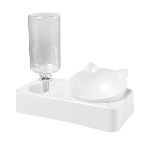 Pet Water Bowl Feeder, Dual-Function Cat Water Fountain Automatic Water Feeder, Dog Supplies Wholesale