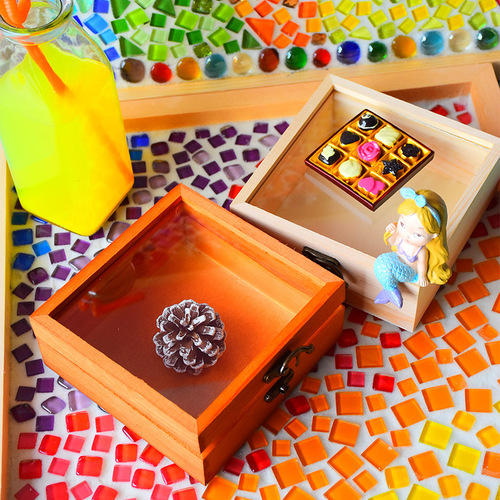 Jewelry box bottom embryo children's handmade material package diy kindergarten toy decoration creative art girl