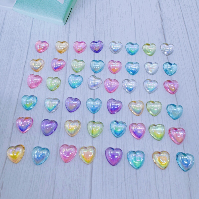 DIY Flat Bottom Resin Heart Cyber Celebrant Nail Art Accessories Mobile Phone Shell Nail Decoration Patch Magic Love Diamond DIY Flat Bottom Resin Heart Cyber Celebrant Nail Art Accessories Mobile Phone Shell Nail Decoration Patch Magic Love Diamond