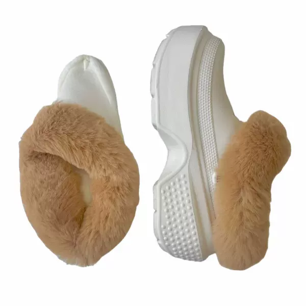 Khaki shoe covers